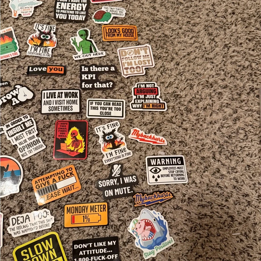 Assorted Funny Sticker Pack - Picture 4 of 4